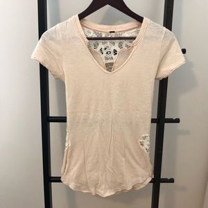 Free People Cut Out Tee